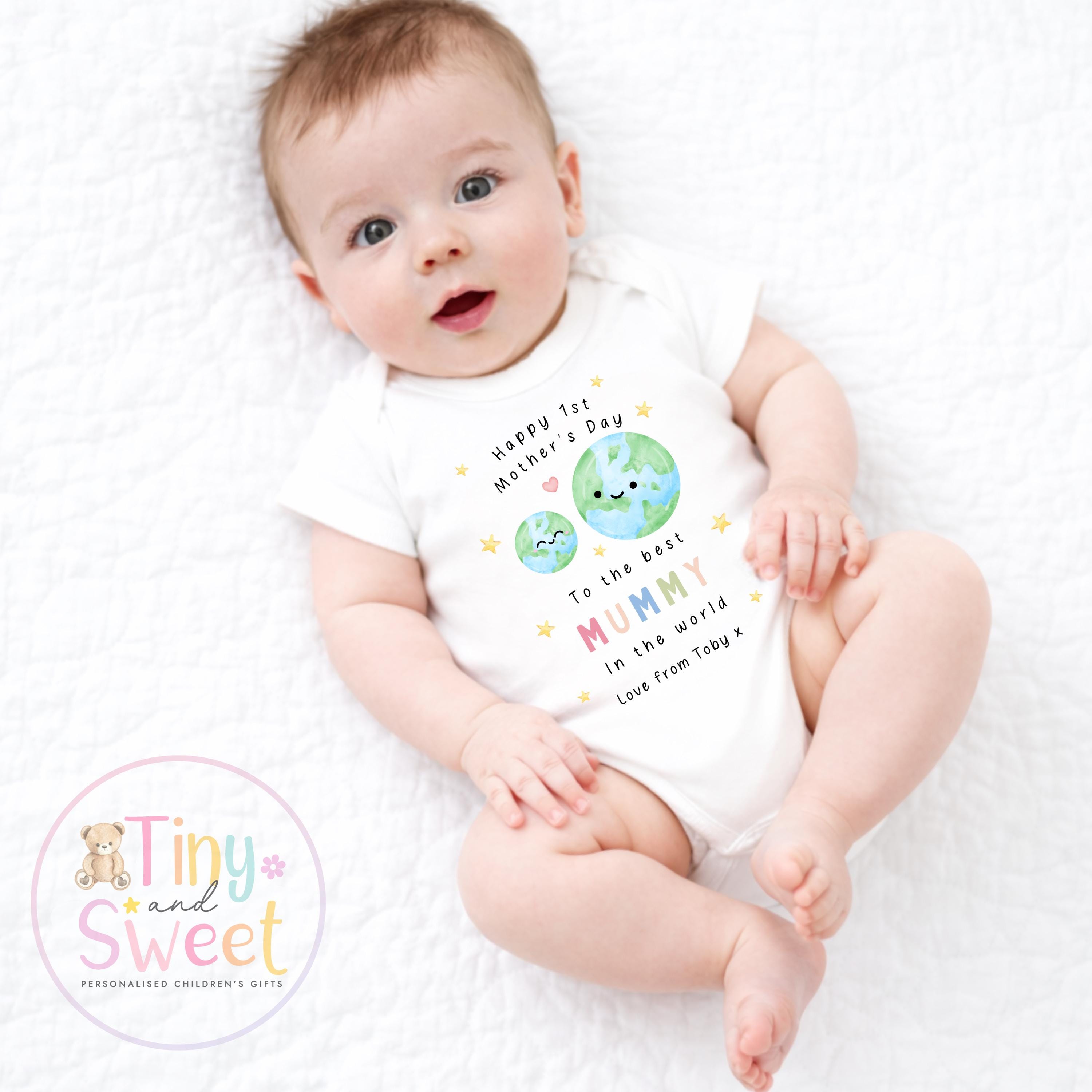 Mothers Day T Shirt, Mothers Day Babygrow, 1st Mothers Day as My Mummy, New Mum Gift, Mothers Day, Mum, Sleepsuit Babygrow Bodysuit