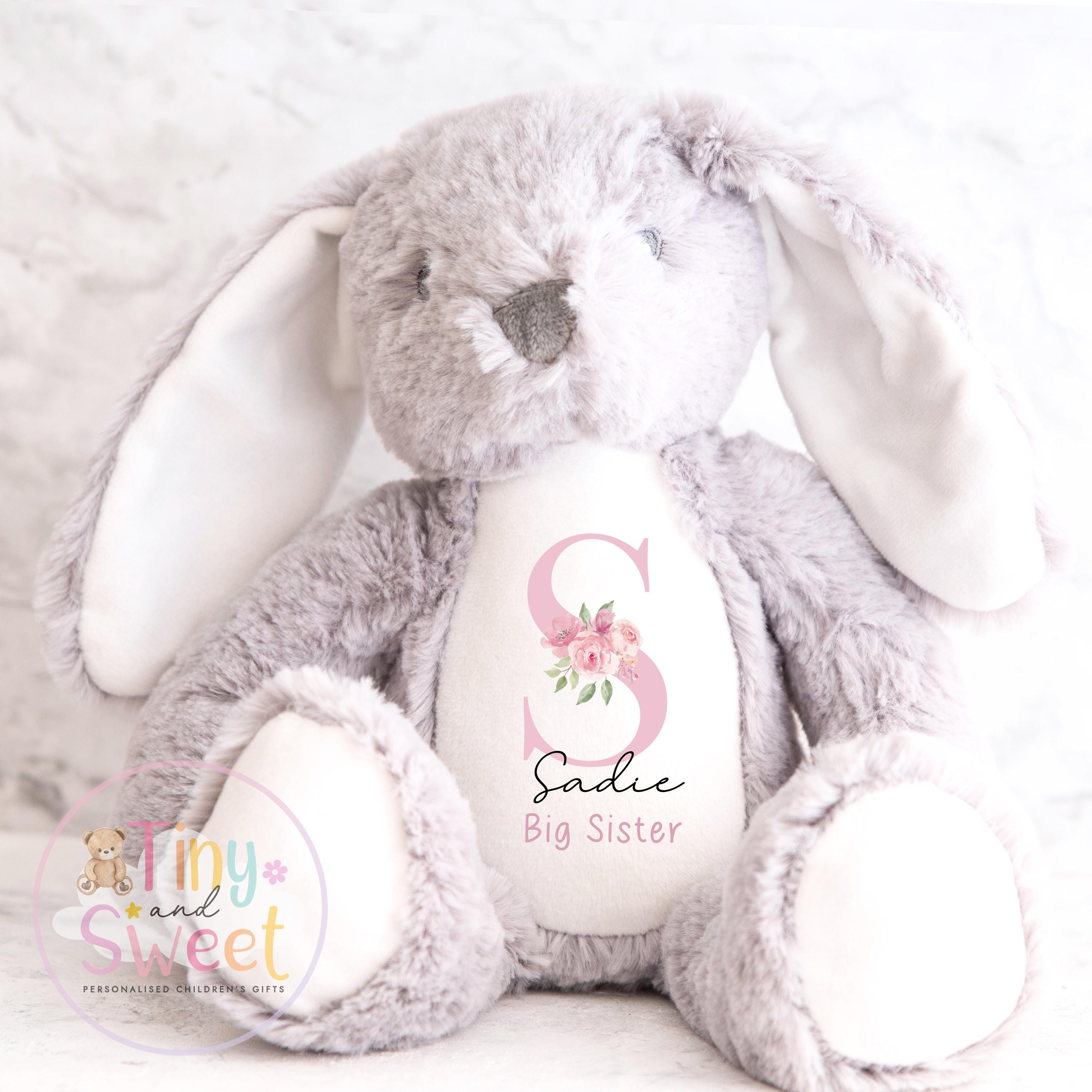Personalised New Big Sister Bunny, Big Sister Announcement, Best Big Sister, Personalised Bunny Toy, Promoted to Big Sister, Custom Bunny