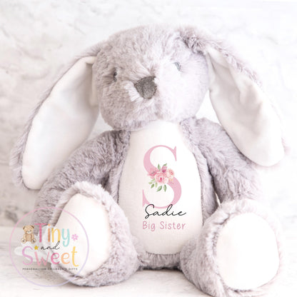 Personalised New Big Sister Bunny, Big Sister Announcement, Best Big Sister, Personalised Bunny Toy, Promoted to Big Sister, Custom Bunny
