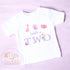 Personalised Pink Purple Dinosaur Birthday T Shirt, Custom Dino Birthday Sweatshirt, 1st, 2nd, 3rd, 4th
