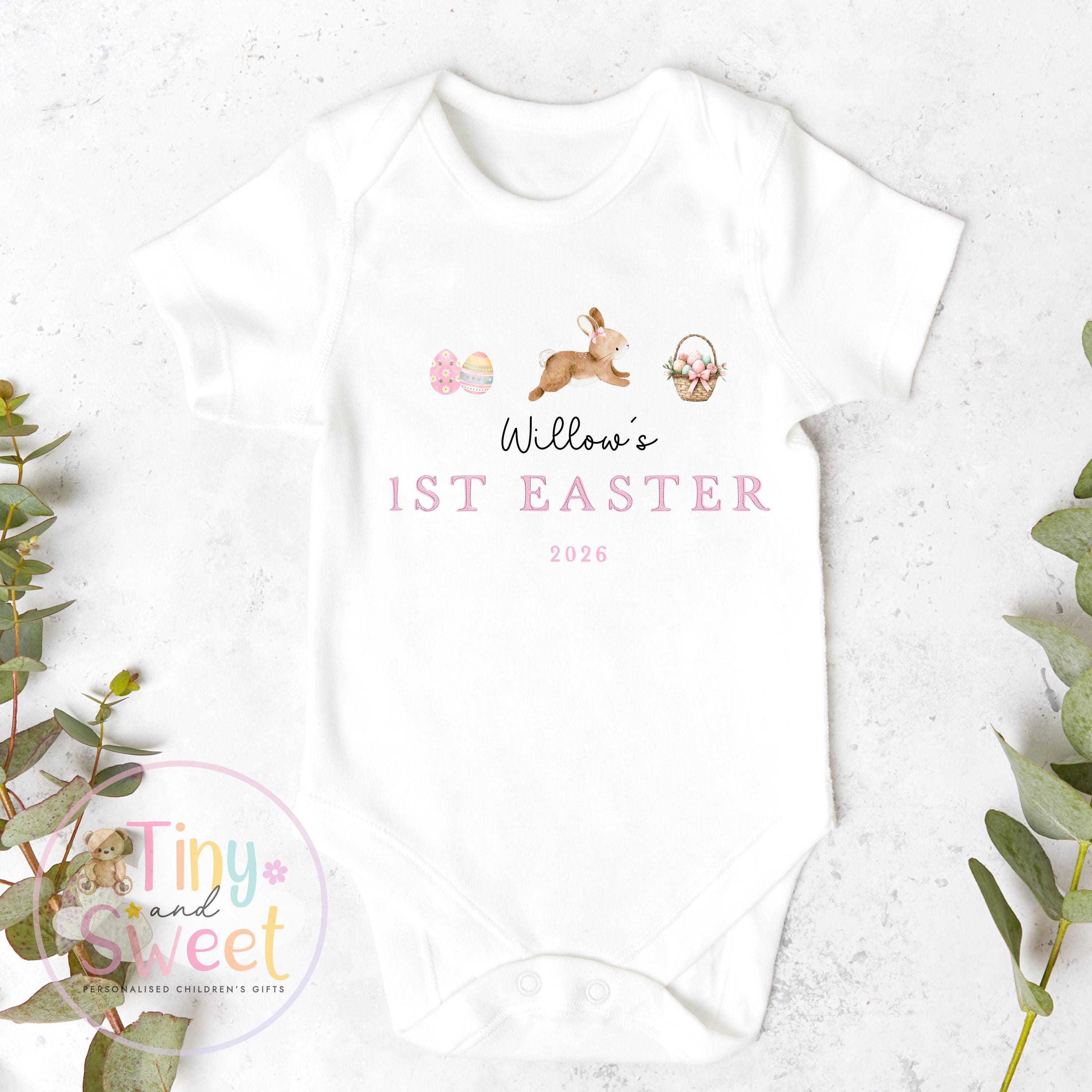Easter Babygrow, Easter Sleepsuit, My 1st Easter, My First Easter, Babies first Easter sleepsuit, Easter baby outfit, New baby gift