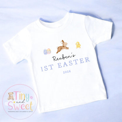 Easter T Shirt, Easter Sleepsuit, My 1st Easter, My First Easter, Babies first Easter sleepsuit, Easter baby outfit, New baby gift