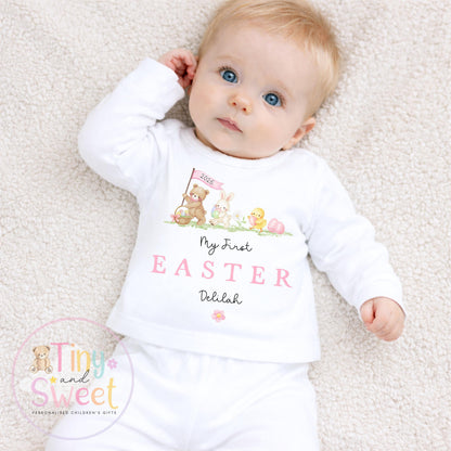My First Easter Bunny Pyjamas - 1st Easter Baby Pjs