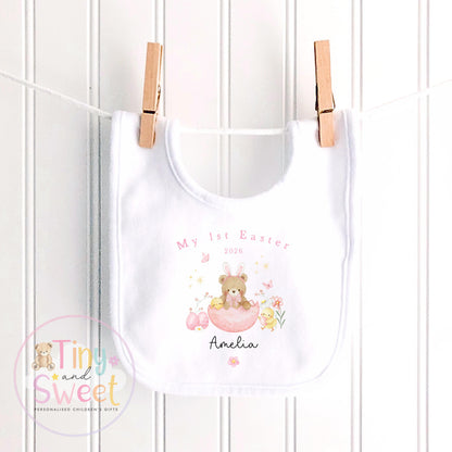 My First Easter Teddy Bear T Shirt/Sleepsuit - 100% Cotton T Shirt/Vest
