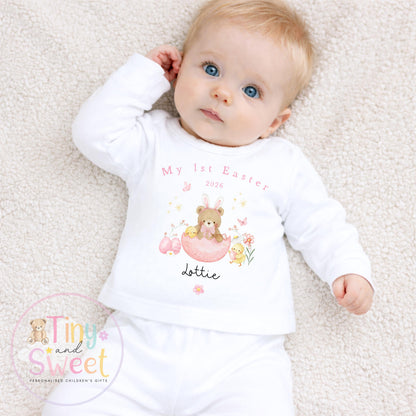 My First Easter Teddy Bear Pyjamas - 1st Easter Baby Pjs