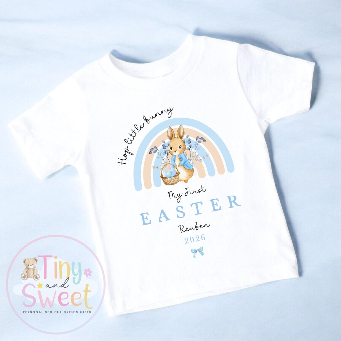 My First Easter Rainbow T Shirt/Sleepsuit - 100% Cotton T Shirt/Vest