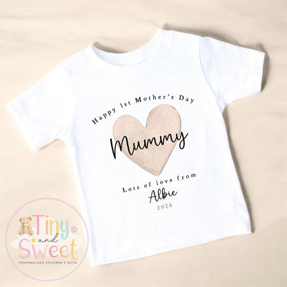 Mothers Day Sleepsuit, 1st Mothers Day as My Mummy, New Mum Gift, Mothers Day, Mum, Sleepsuit Babygrow Bodysuit Mommy Babybgrow