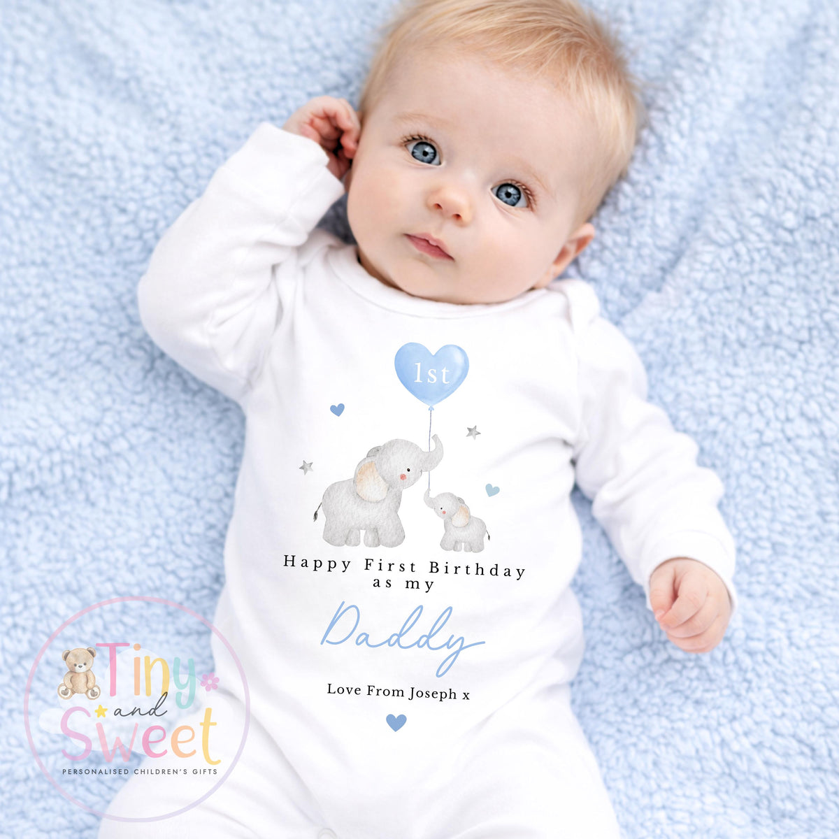 Happy Birthday Daddy, 1st Birthday as My Daddy, New Dad Gift, Dad Birthday, Daddy Birthday, Sleepsuit Babygrow Bodysuit Dad Birthday