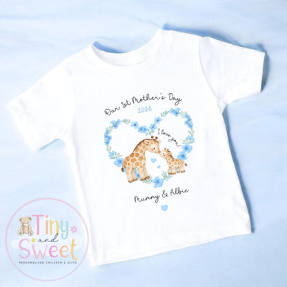 Mothers Day T shirt, 1st Mothers Day as My Mummy, New Mum Gift, Mothers Day, Mum, Sleepsuit Babygrow Bodysuit Mommy Babybgrow