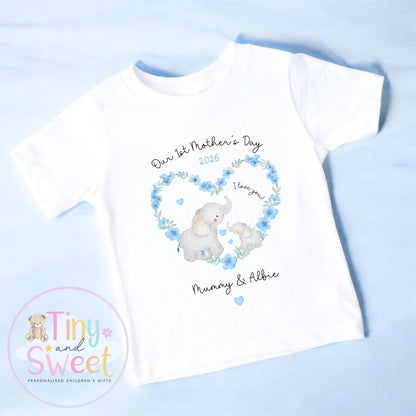 Mothers Day T Shirt, 1st Mothers Day as My Mummy, New Mum Gift, Mothers Day, Mum, Sleepsuit Babygrow Bodysuit Mommy Babybgrow