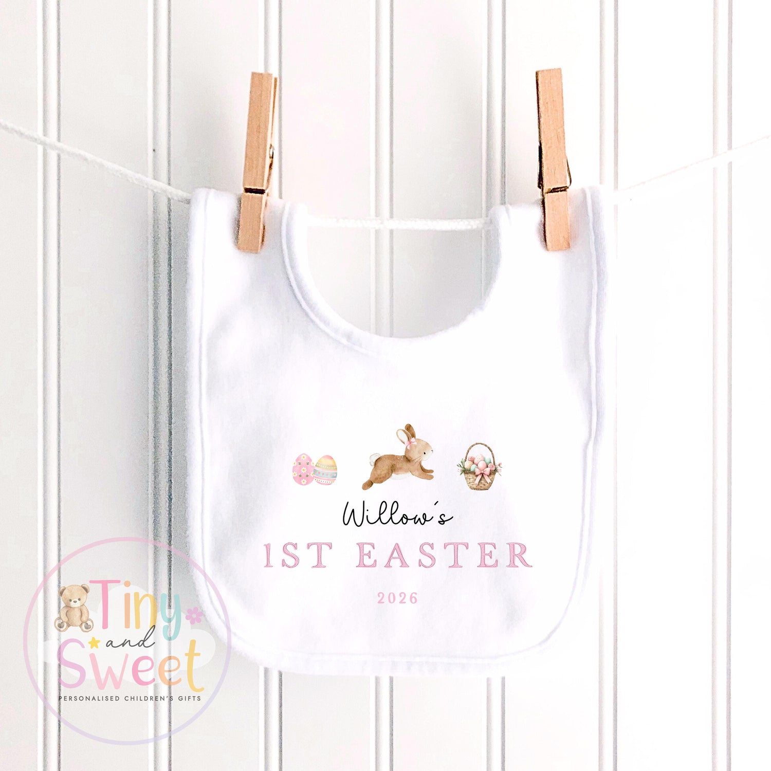 Easter T Shirt, Easter Sleepsuit, My 1st Easter, My First Easter, Babies first Easter sleepsuit, Easter baby outfit, New baby gift