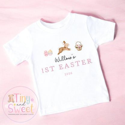Easter T Shirt, Easter Sleepsuit, My 1st Easter, My First Easter, Babies first Easter sleepsuit, Easter baby outfit, New baby gift