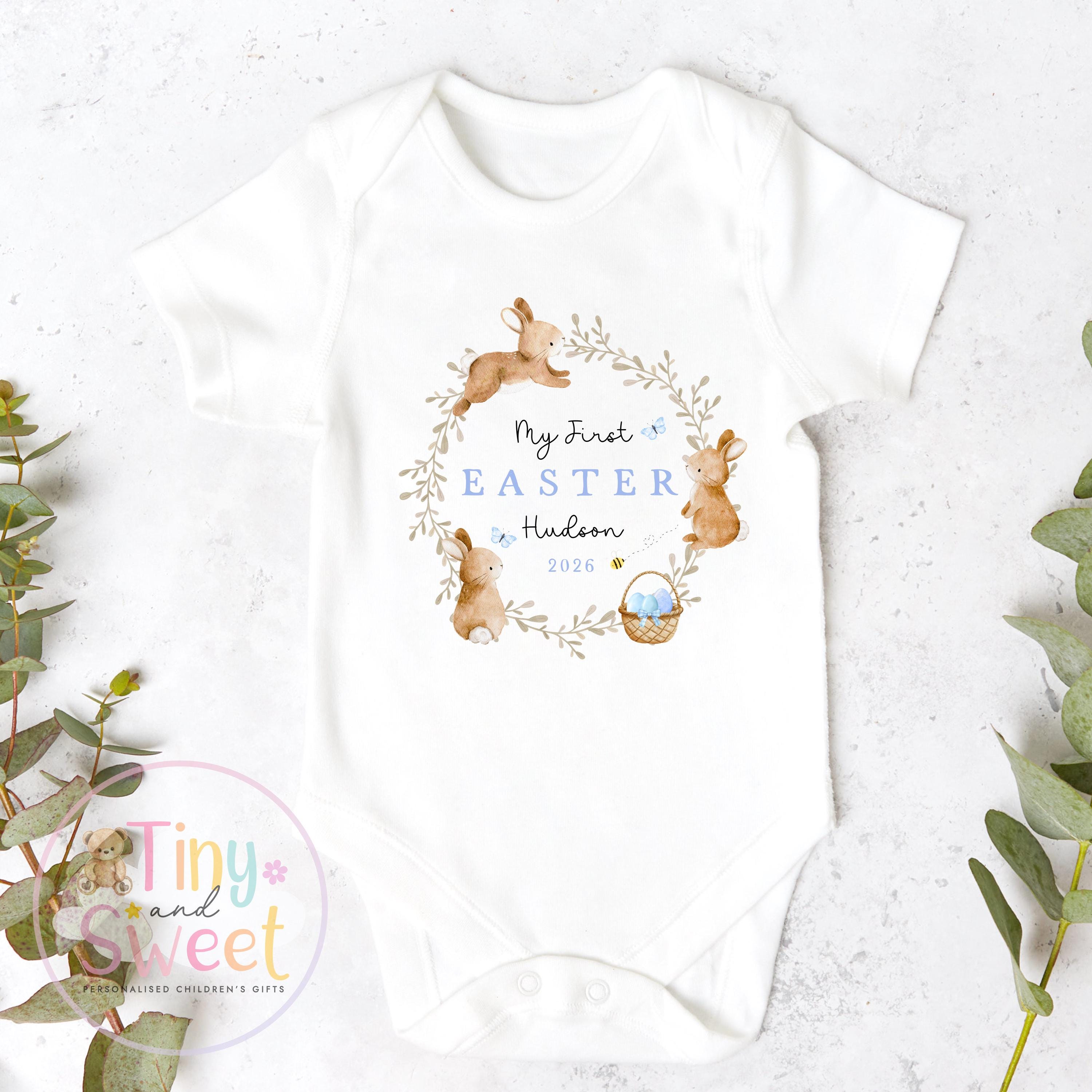 Easter Babygrow, Easter Sleepsuit, My 1st Easter, My First Easter, Babies first Easter sleepsuit, Easter baby outfit, New baby gift