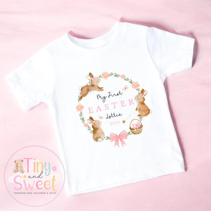 Easter T Shirt, Easter Sleepsuit, My 1st Easter, My First Easter, Babies first Easter sleepsuit, Easter baby outfit, New baby gift