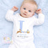 Personalised Initial Easter Bunny Sleepsuit/T Shirt