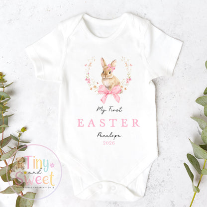 My First Easter Babygrow/Sleepsuit - 100% Cotton T Shirt/Vest