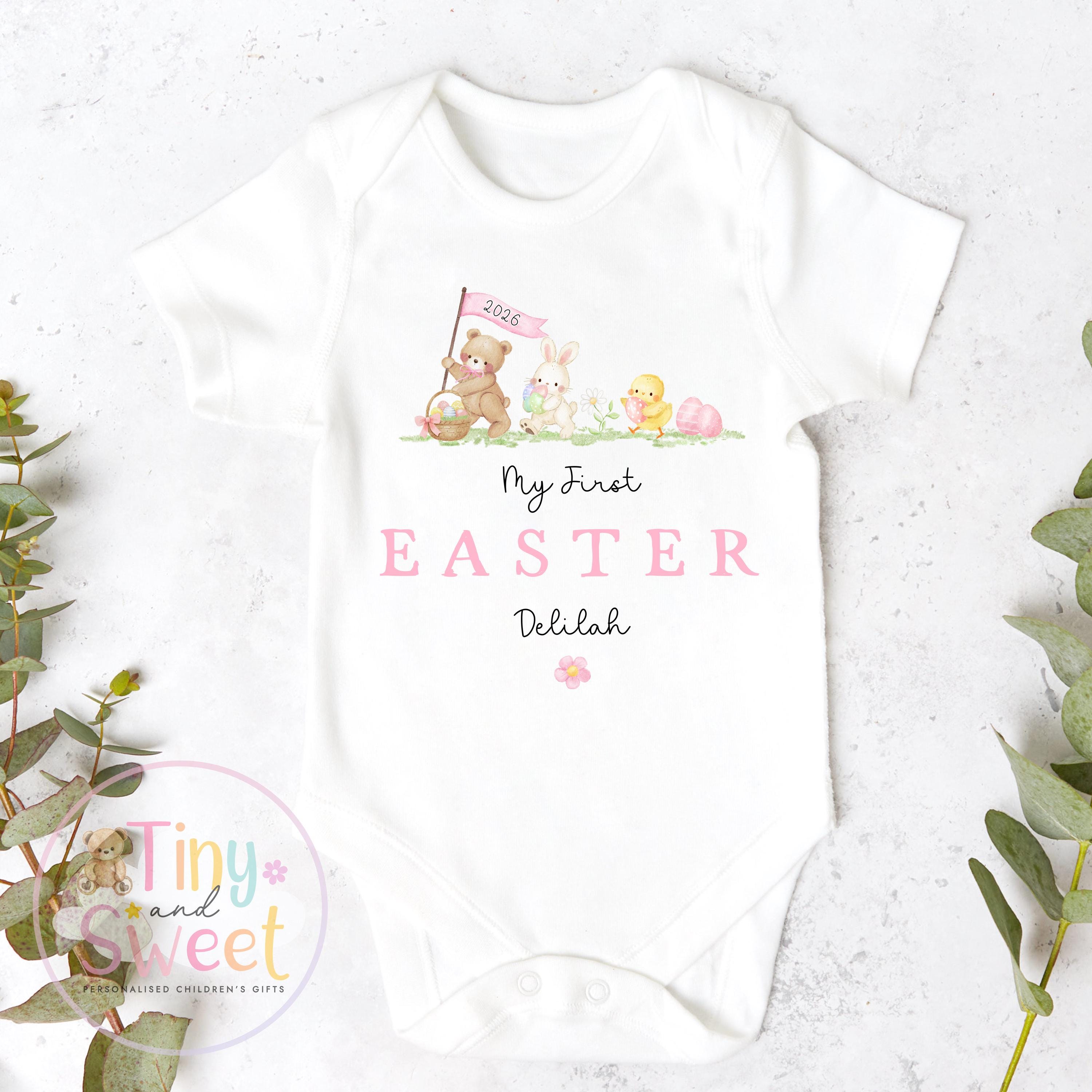My First Easter Babygrow/Sleepsuit - 100% Cotton T Shirt/Vest