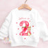 Personalised Strawberry Birthday Sweatshirt T Shirt, Custom Strawberry Birthday Tee, 1st, 2nd, 3rd, 4th, Strawberry, Berry Cute Birthday