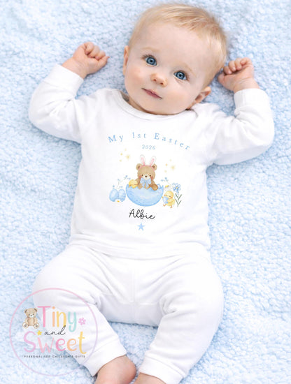 My First Easter Teddy Bear Pyjamas - 1st Easter Baby Pjs