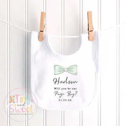 Personalised Page Boy Bunny, Page Boy Gift, Will you be my page boy Bunny, Personalised Soft Toy, Page Boy Proposal, Ring Bearer
