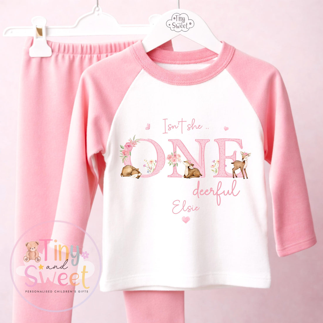 Personalised One Deer Ful Birthday Outfit – Girls ‘When I Wake Up I’ll Be…’ – Toddler Birthday, Cute Deer Outfit, Onederful
