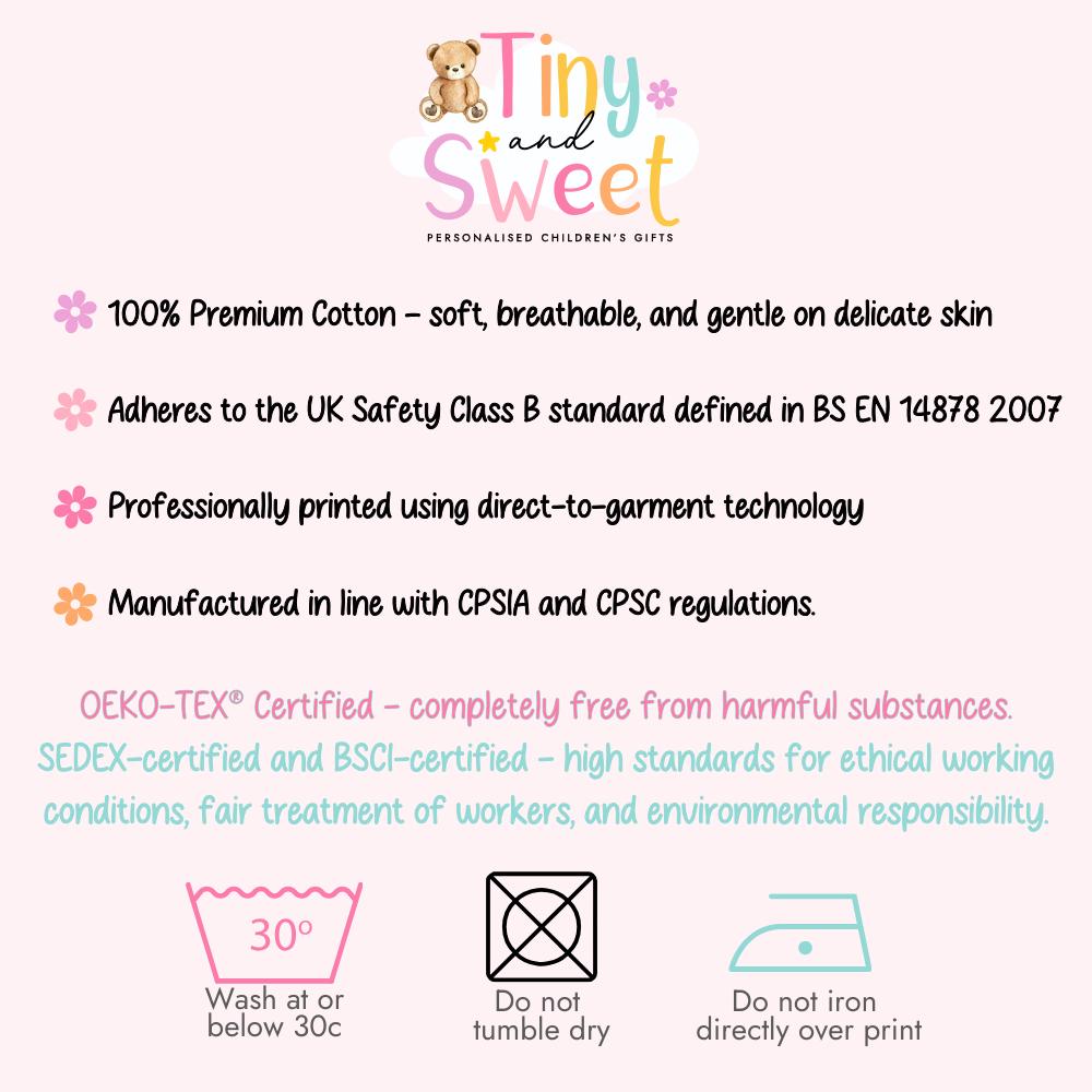 Blue Racing Car Personalised Set – “When I Wake Up I’ll Be” Kids – Custom Name Race Car Outfit – Boys Birthday Gift