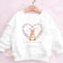 Personalised Easter Sweatshirt or T Shirt, Kids Bunny Tee, Easter Bunny T Shirt, Girls Easter Outfit, Easter Gift for Kids