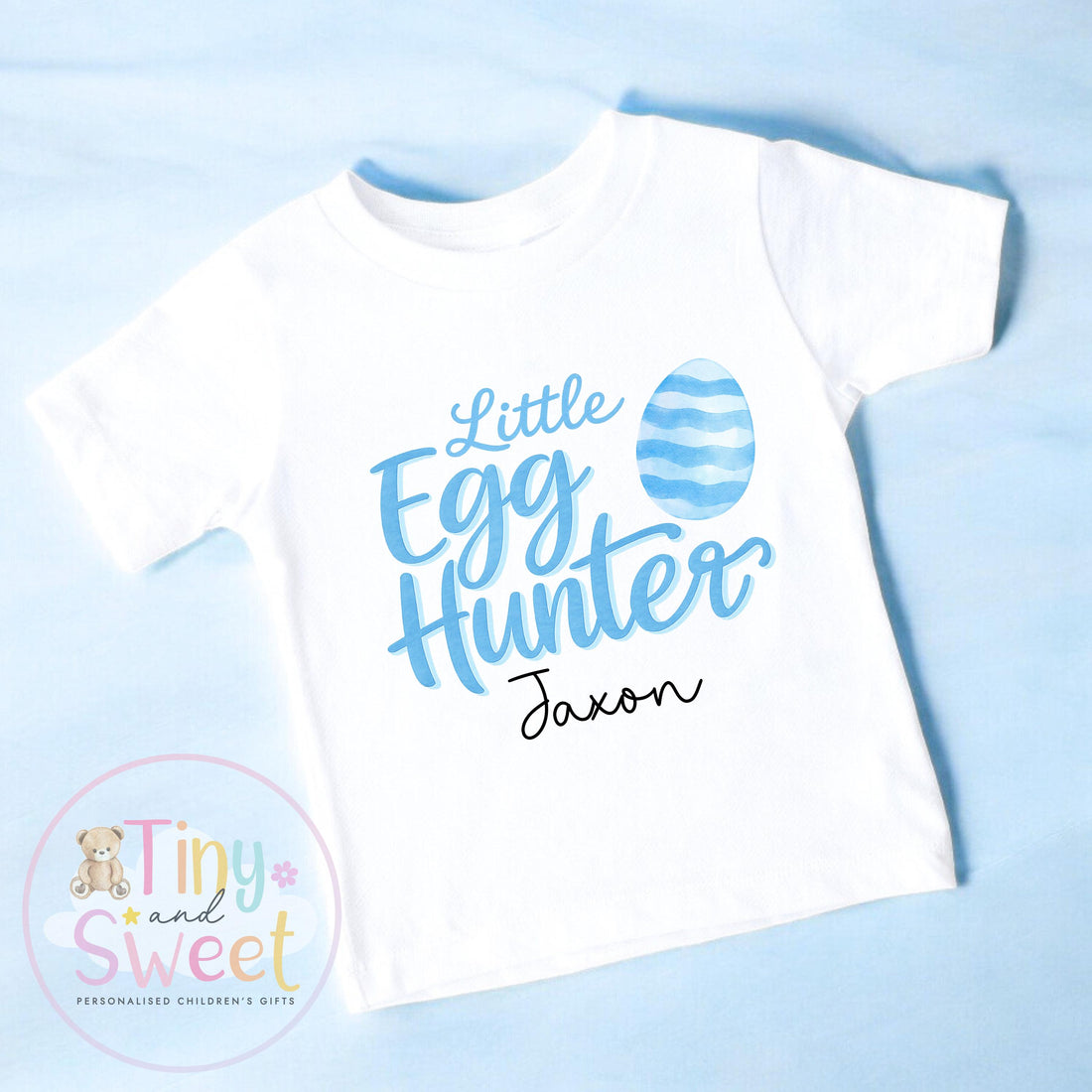 Personalised Easter Sweatshirt or T Shirt, Kids Egg Hunter Tee, Easter Egg Hunt T Shirt, Boys Easter Outfit, Easter Gift for Kids