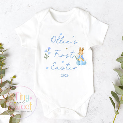 Easter Babygrow, Easter Sleepsuit, My 1st Easter, My First Easter, Babies first Easter sleepsuit, Easter baby outfit, New baby gift