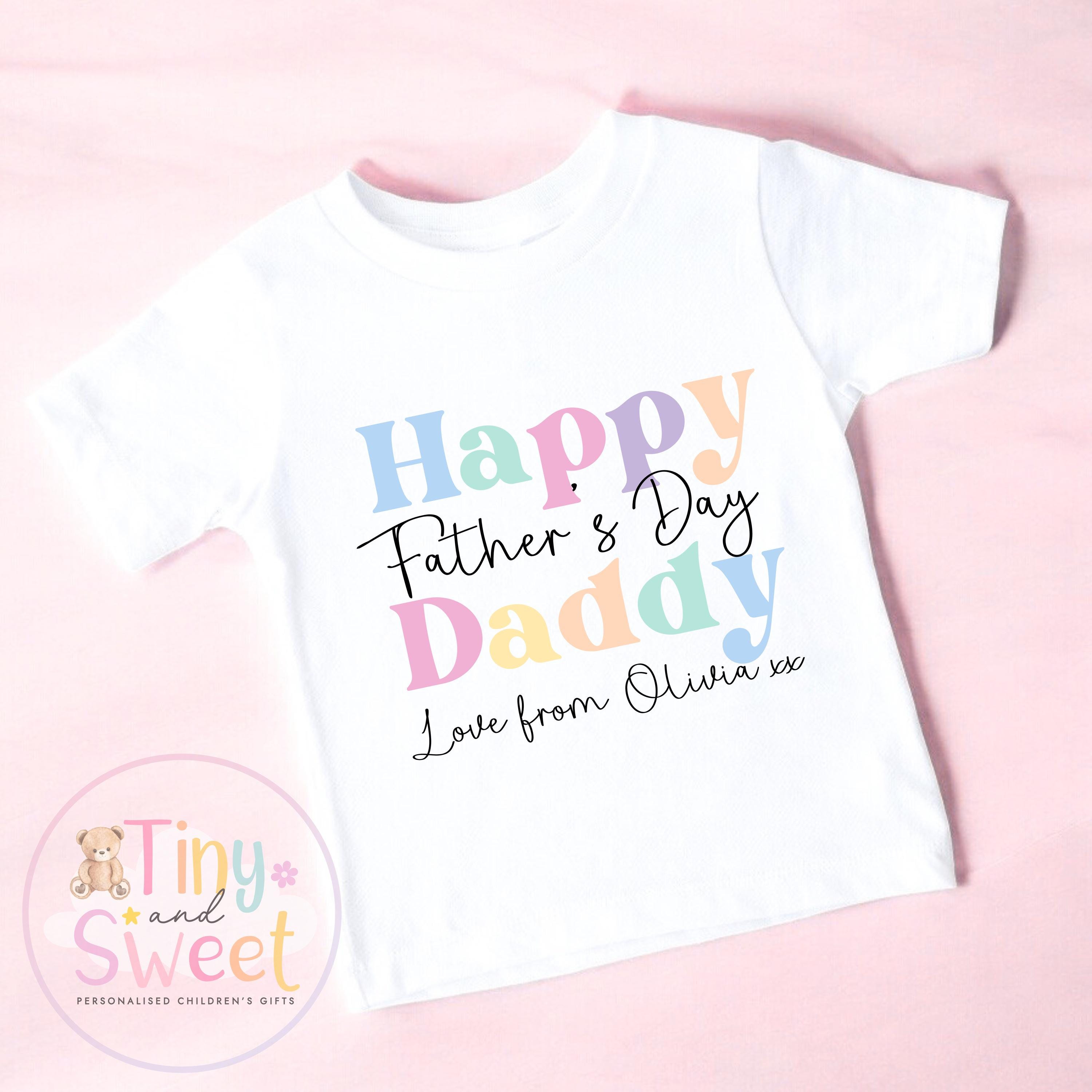 Fathers Day T Shirt, Fathers Day Sleepsuit, New Dad Gift, Fathers Day Babygrow, 1st Fathers Day, Fathers Day Surprise, Fathers day Toddler