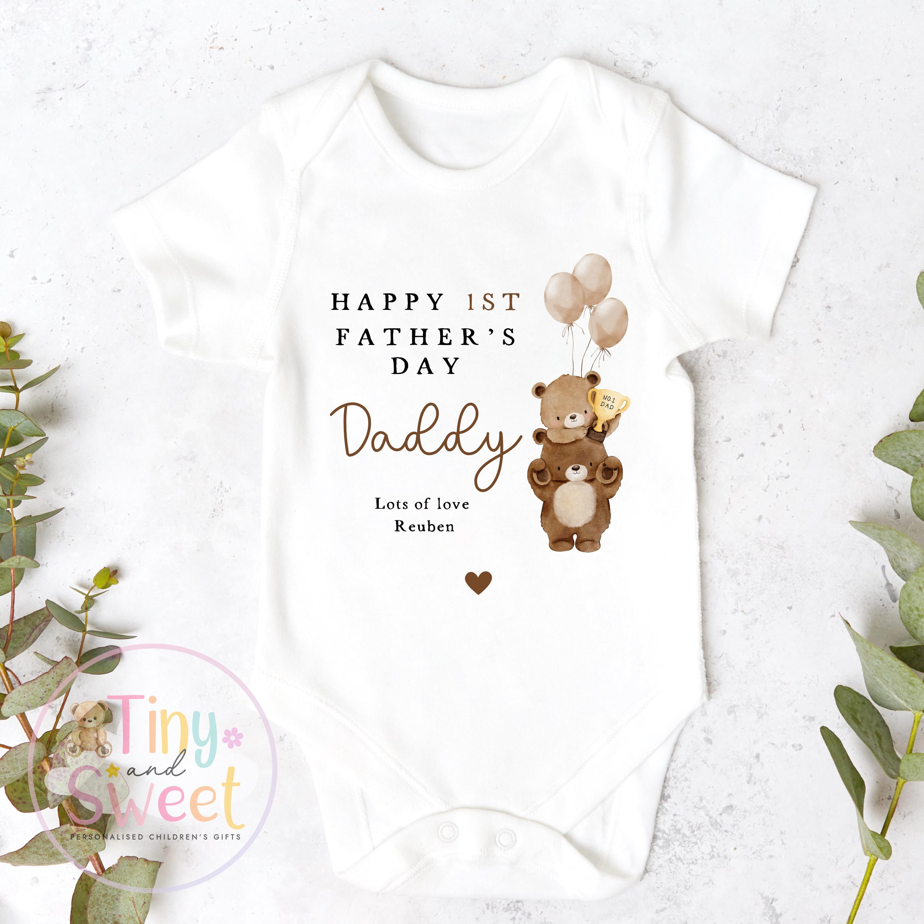 Fathers Day Sleepsuit, Fathers Day T Shirt, New Dad Gift, Fathers Day Babygrow, 1st Fathers Day, Fathers Day Surprise, Fathers day Toddler