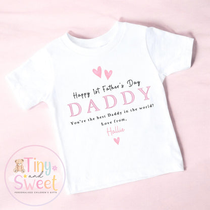Fathers Day T Shirt, 1st Fathers Day As My Daddy, New Dad Gift, Fathers Day, 1st Fathers Day Babygrow, Sleepsuit Babygrow Bodysuit, Dad