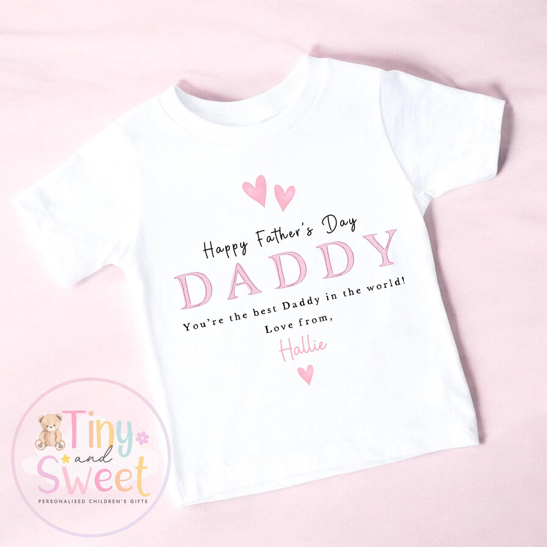 Fathers Day T Shirt, New Dad Gift, Fathers Day Surprise, Fathers day Toddler Present, 100% Cotton Fathers Day Top, Cute Tee
