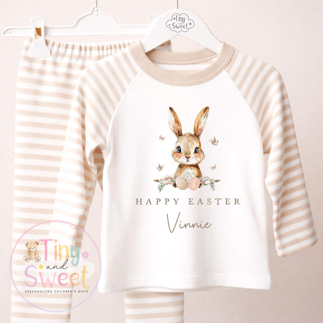 Personalised Easter Pyjamas – Unisex ‘When I Wake Up it will be Easter’ – Toddler Easter, Pjs, Easter Bunny