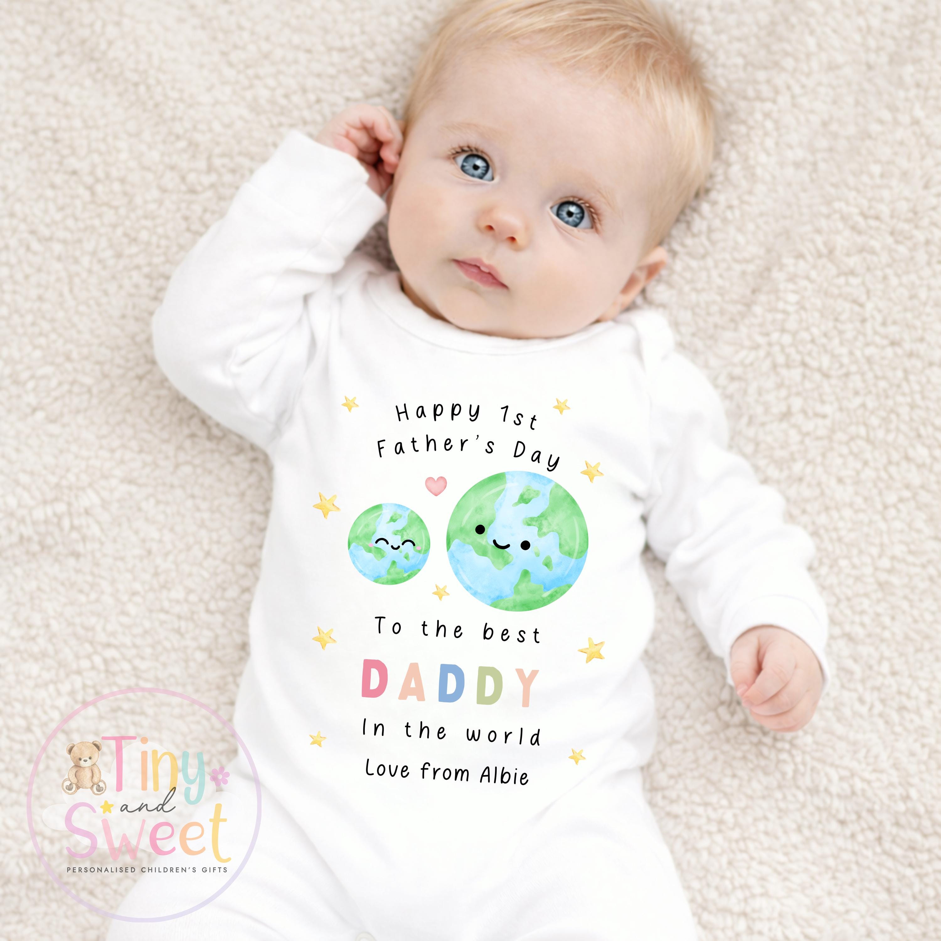 Fathers Day T Shirt, 1st Fathers Day As My Daddy, New Dad Gift, Fathers Day, 1st Fathers Day Babygrow, Sleepsuit Babygrow Bodysuit, Dad
