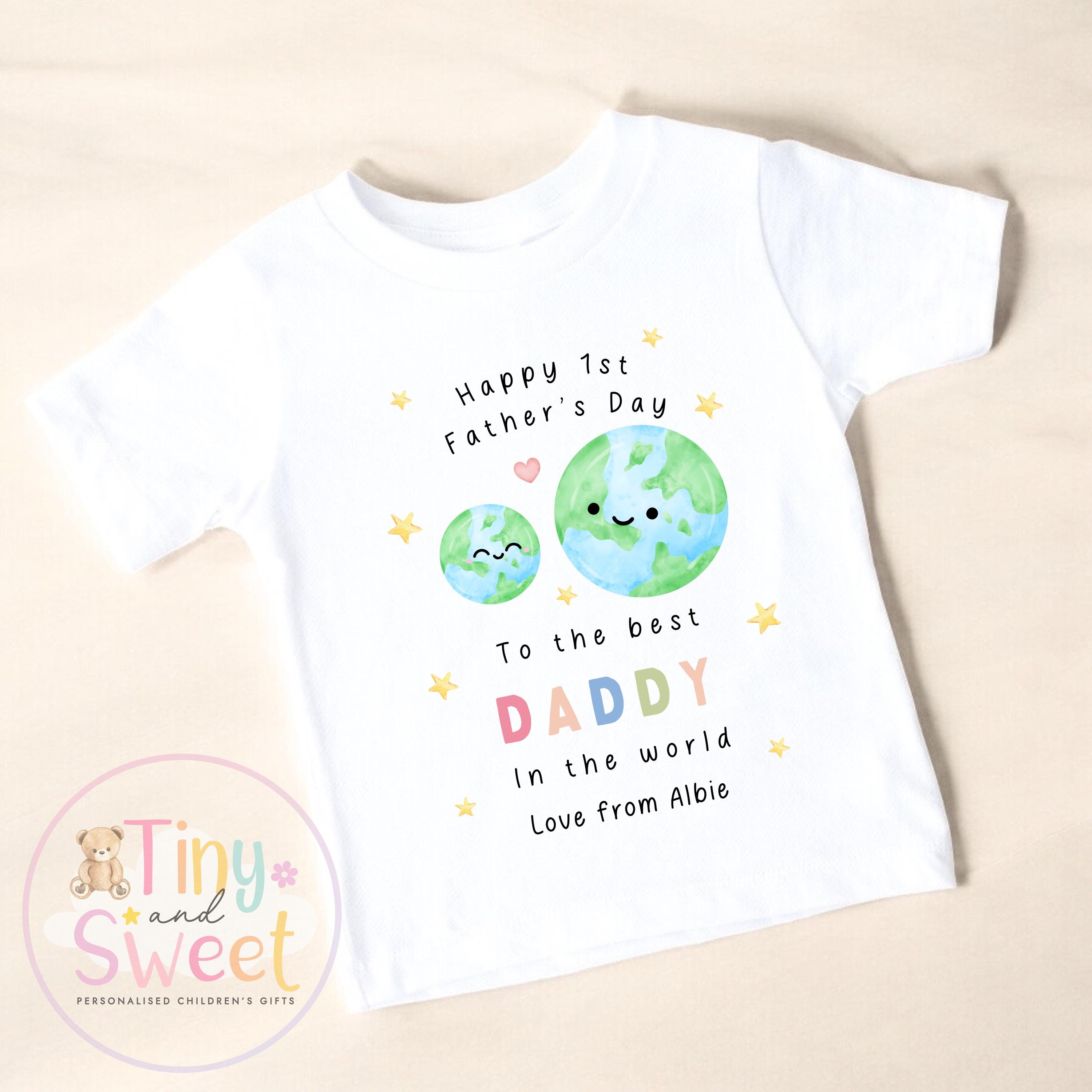 Fathers Day T Shirt, 1st Fathers Day As My Daddy, New Dad Gift, Fathers Day, 1st Fathers Day Babygrow, Sleepsuit Babygrow Bodysuit, Dad