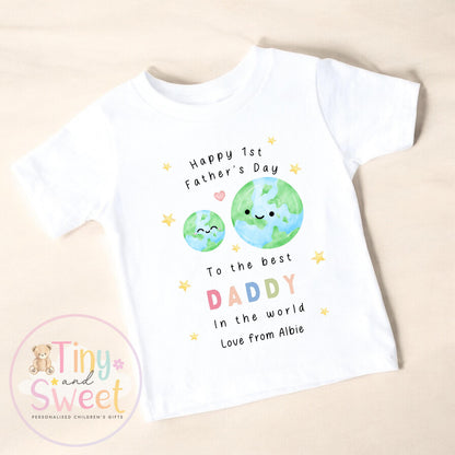 Fathers Day T Shirt, 1st Fathers Day As My Daddy, New Dad Gift, Fathers Day, 1st Fathers Day Babygrow, Sleepsuit Babygrow Bodysuit, Dad