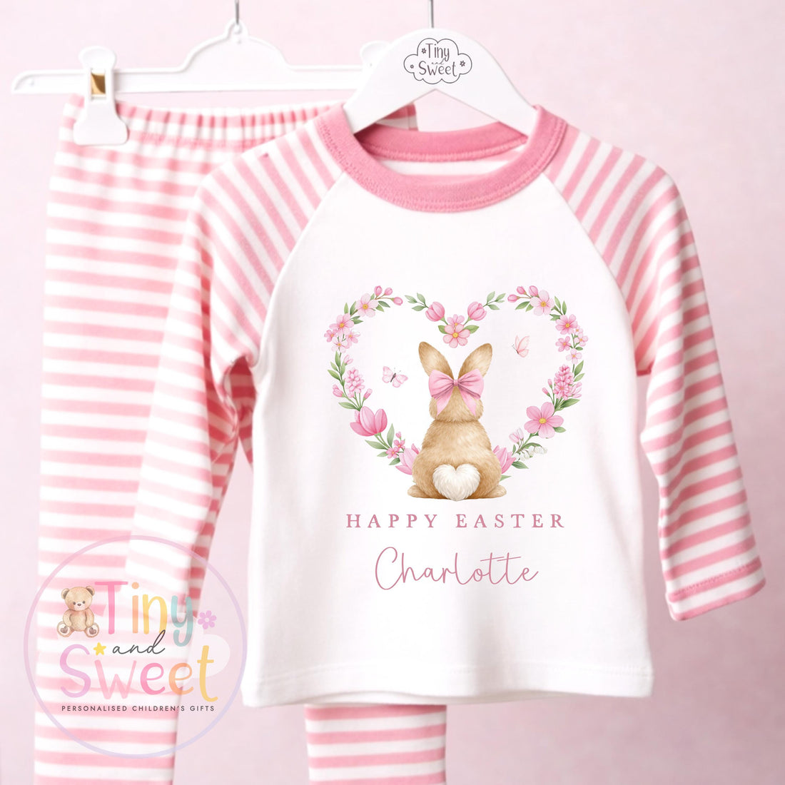 Personalised Easter Pyjamas – Unisex ‘When I Wake Up it will be Easter’ – Toddler Easter, Pjs, Easter Bunny