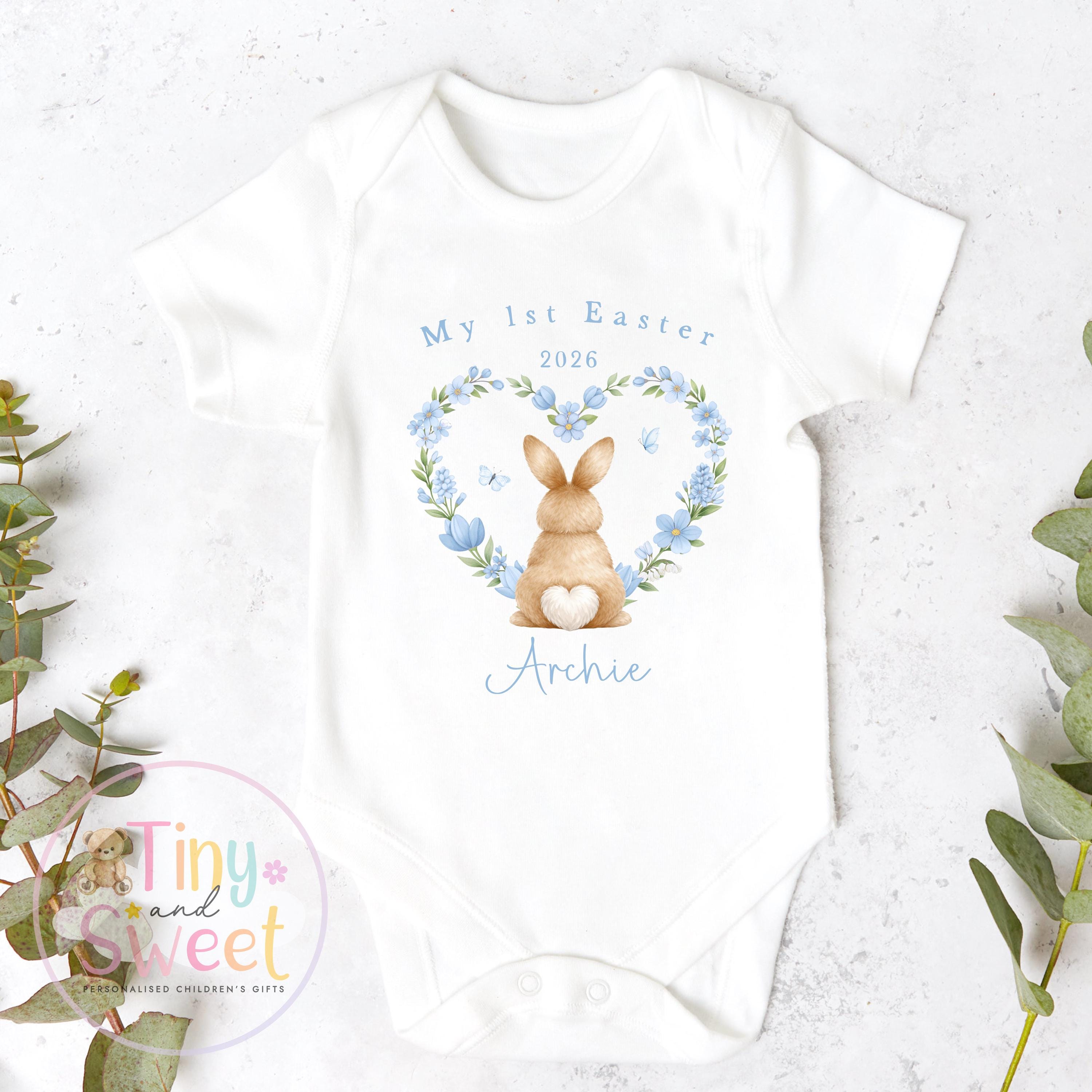 Easter Babygrow, Easter Sleepsuit, My 1st Easter, My First Easter, Babies first Easter sleepsuit, Easter baby outfit, New baby gift