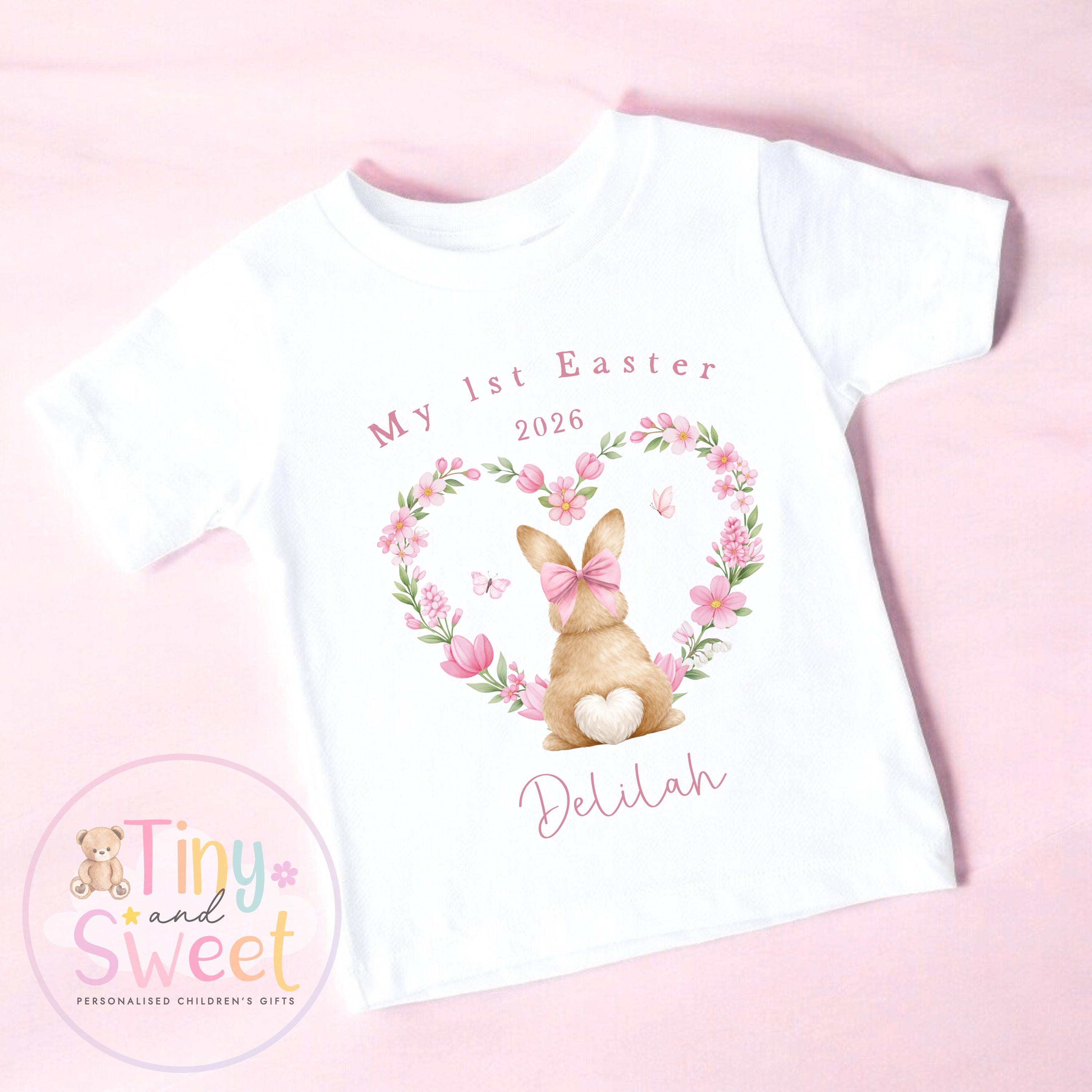 Easter T Shirt, Easter Sleepsuit, My 1st Easter, My First Easter, Babies first Easter sleepsuit, Easter baby outfit, New baby gift