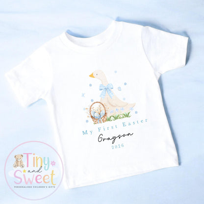Easter T Shirt, Easter Sleepsuit, My 1st Easter, My First Easter, Babies first Easter sleepsuit, Easter baby outfit, New baby gift