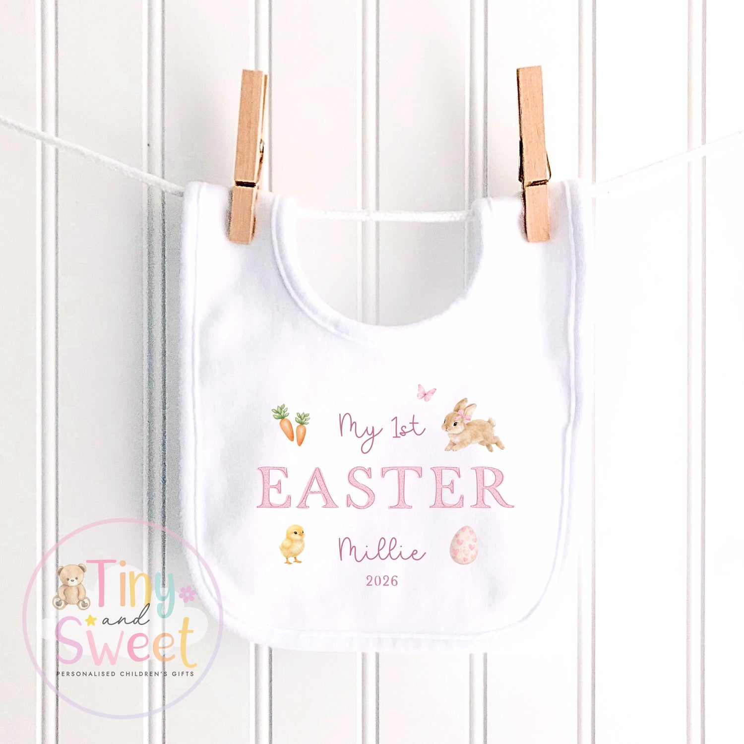 Easter T Shirt, Easter Sleepsuit, My 1st Easter, My First Easter, Babies first Easter sleepsuit, Easter baby outfit, New baby gift