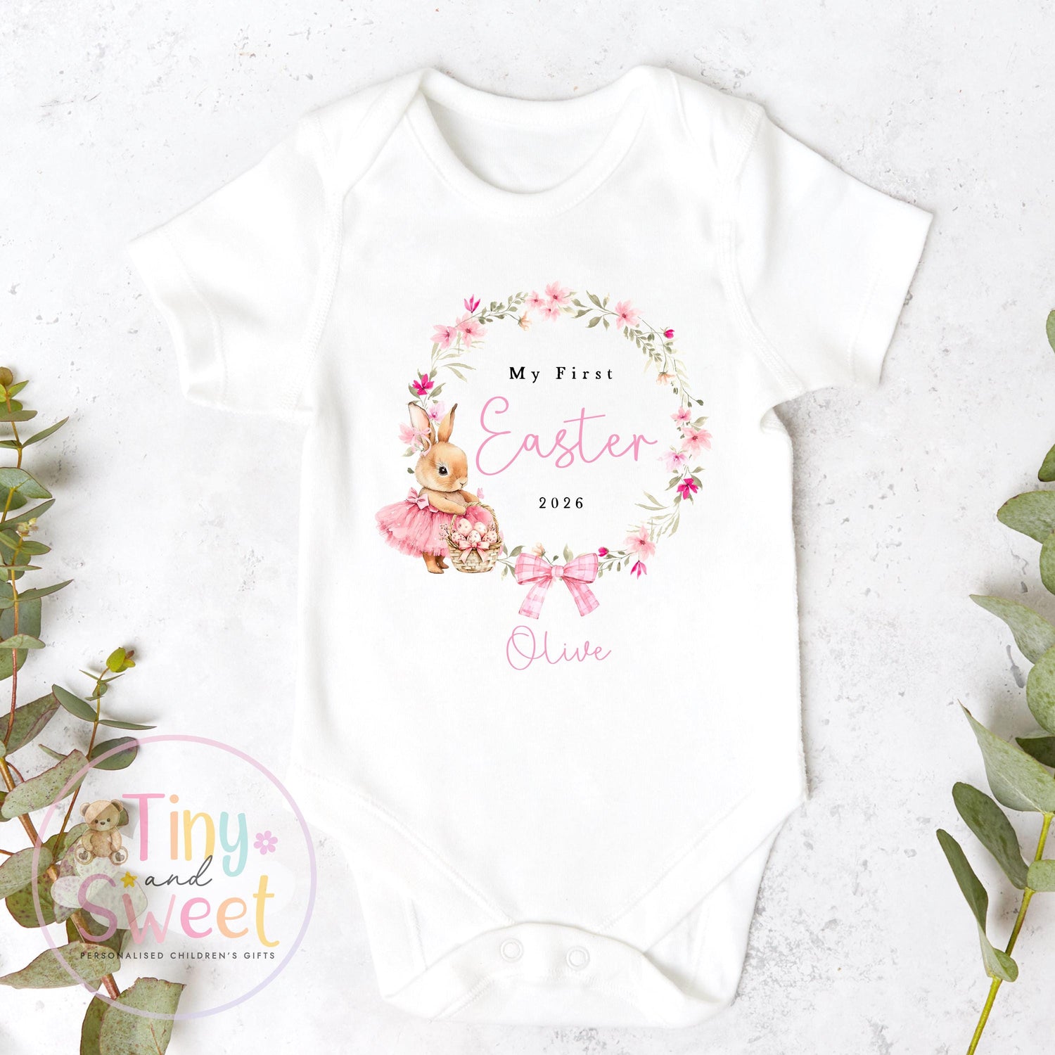 Easter Babygrow, Easter Sleepsuit, My 1st Easter, My First Easter, Babies first Easter sleepsuit, Easter baby outfit, New baby gift