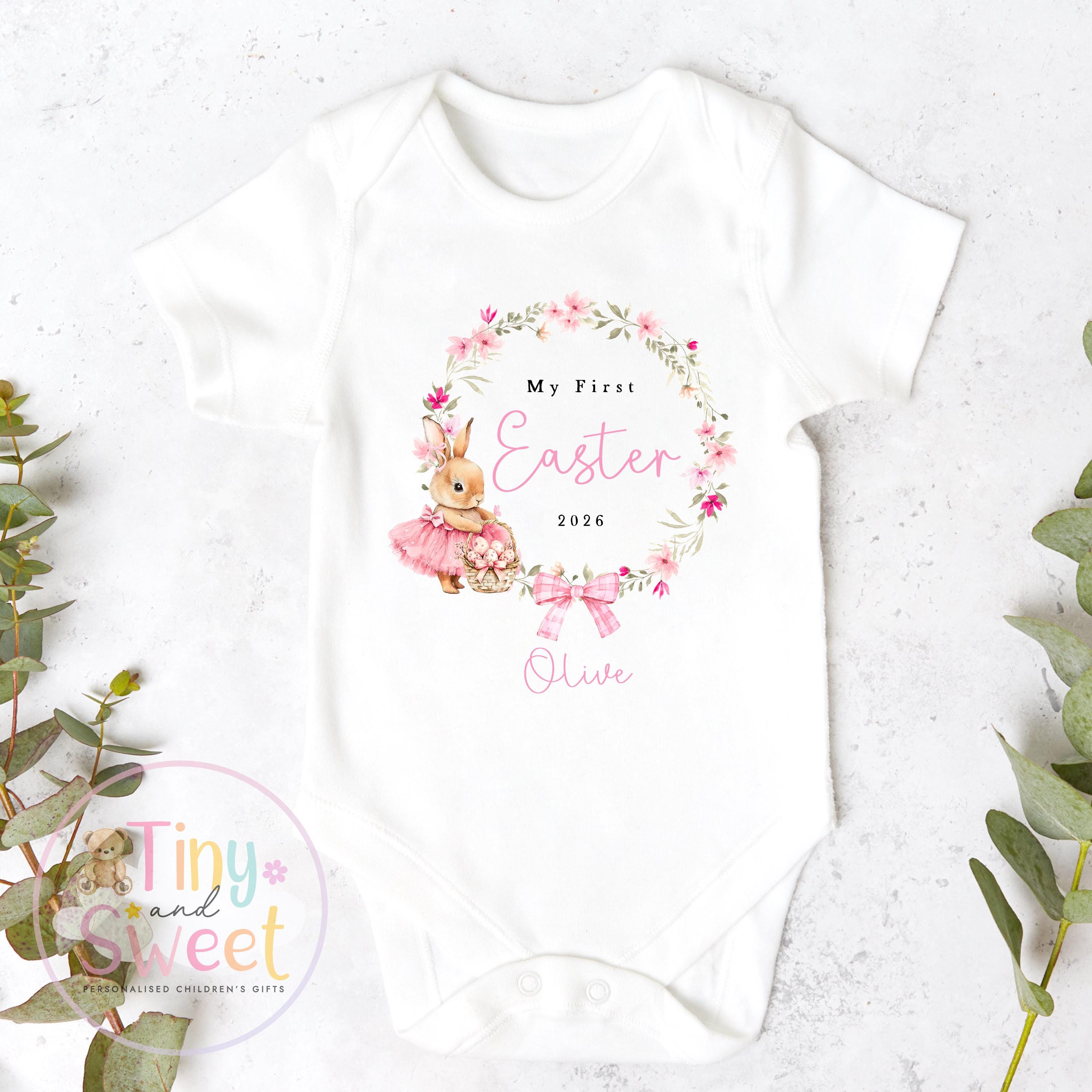 Easter Babygrow, Easter Sleepsuit, My 1st Easter, My First Easter, Babies first Easter sleepsuit, Easter baby outfit, New baby gift