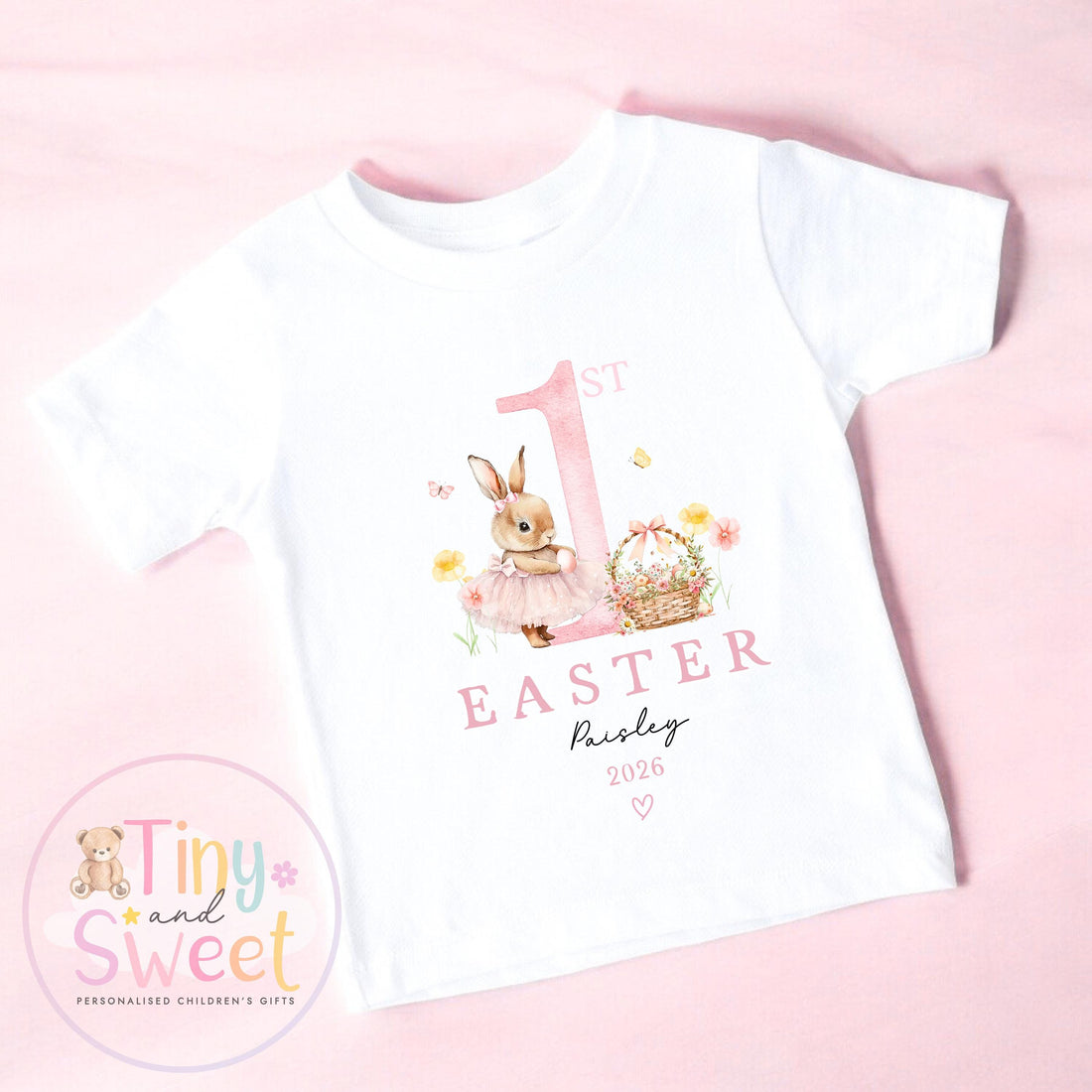 Easter T Shirt, Easter Sleepsuit, My 1st Easter, My First Easter, Babies first Easter sleepsuit, Easter baby outfit, New baby gift
