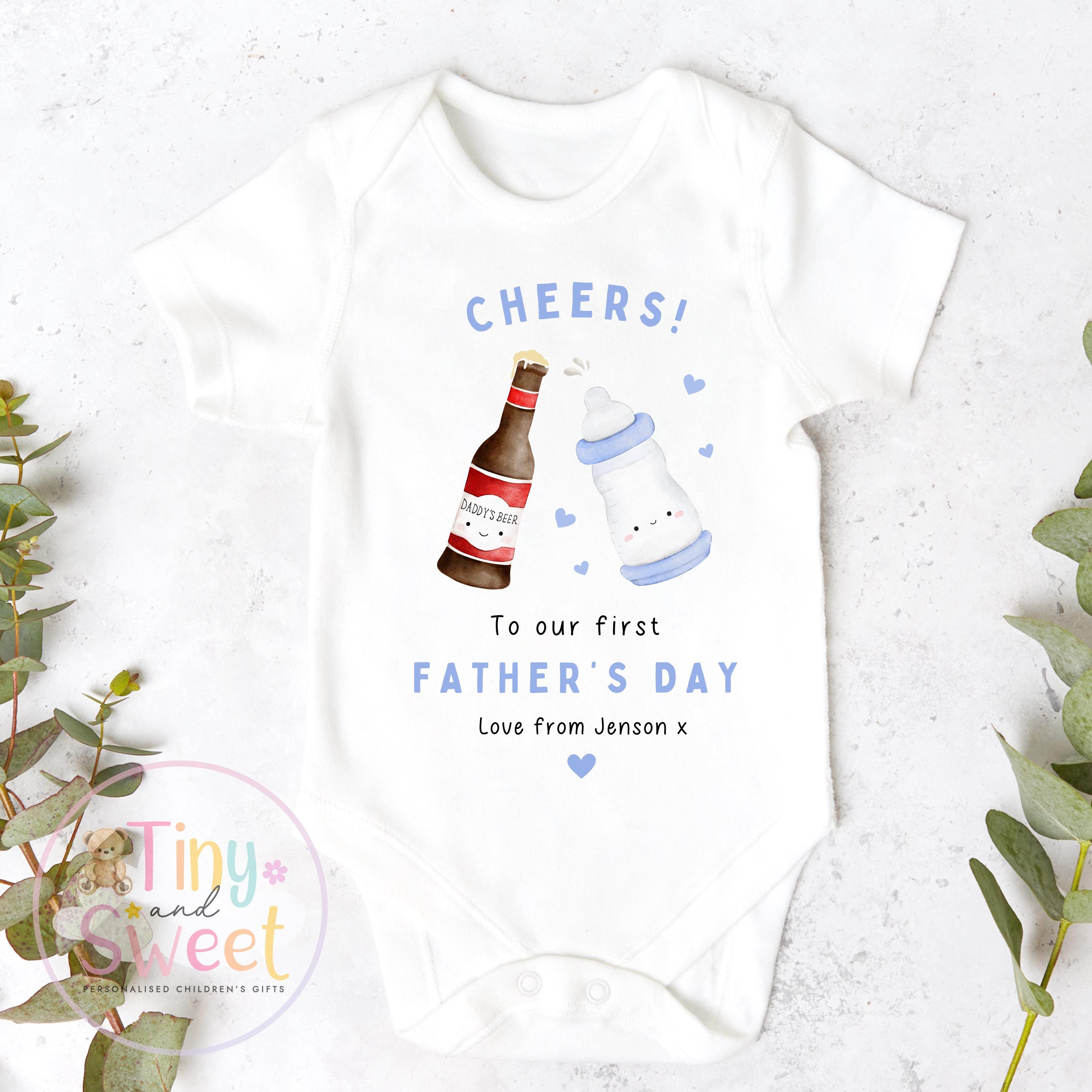 Fathers Day Sleepsuit, 1st Fathers Day As My Daddy, New Dad Gift, Fathers Day, 1st Fathers Day Babygrow, Sleepsuit Babygrow Bodysuit, Dad