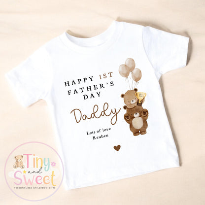 Fathers Day T Shirt, Fathers Day Sleepsuit, New Dad Gift, Fathers Day Babygrow, 1st Fathers Day, Fathers Day Surprise, Fathers day Toddler