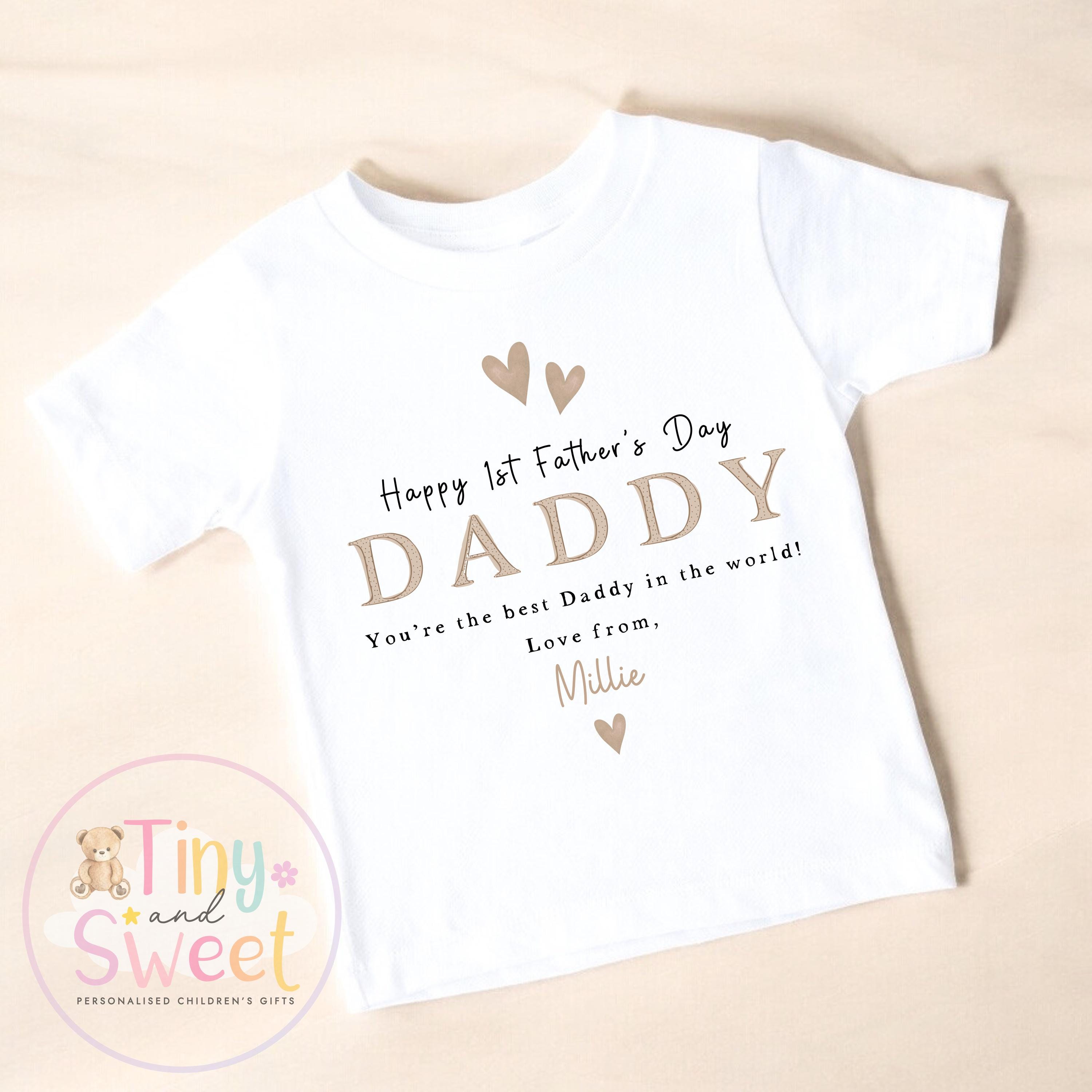 Fathers Day Sleepsuit, Fathers Day T Shirt, New Dad Gift, Fathers Day Babygrow, 1st Fathers Day, Fathers Day Surprise, Fathers day Toddler