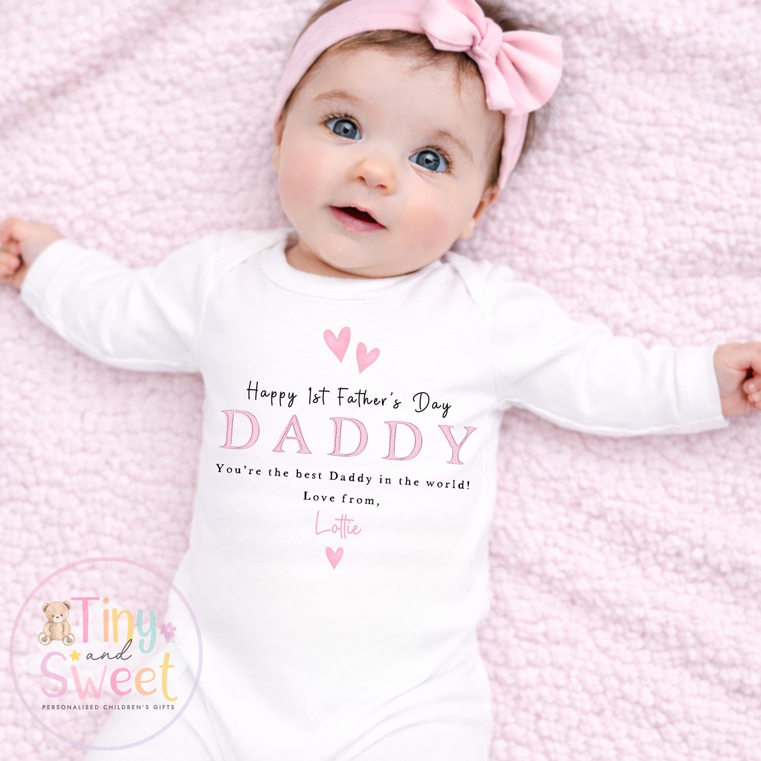 Fathers Day Sleepsuit, 1st Fathers Day As My Daddy, New Dad Gift, Fathers Day, 1st Fathers Day Babygrow, Sleepsuit Babygrow Bodysuit, Dad
