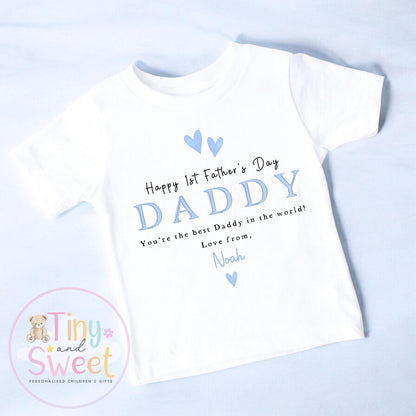 Fathers Day T Shirt, 1st Fathers Day As My Daddy, New Dad Gift, Fathers Day, 1st Fathers Day Babygrow, Sleepsuit Babygrow Bodysuit, Dad